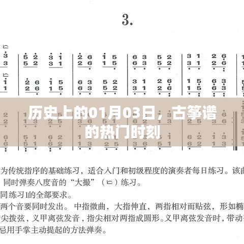 古箏譜熱門時(shí)刻揭秘，歷史上的1月3日