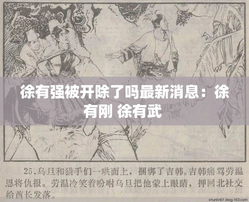 徐有強(qiáng)被開除了嗎最新消息：徐有剛 徐有武 