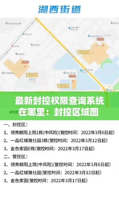 最新封控權(quán)限查詢系統(tǒng)在哪里：封控區(qū)域圖 