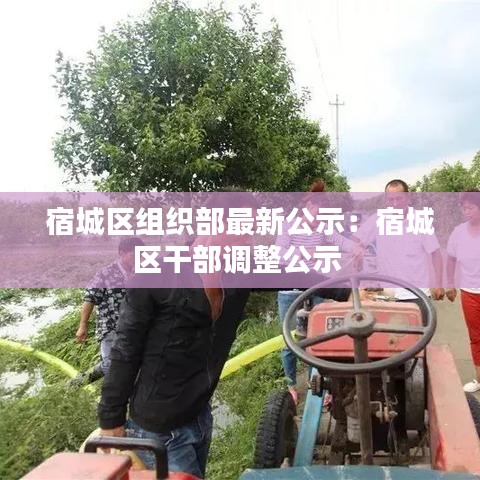 宿城區(qū)組織部最新公示：宿城區(qū)干部調(diào)整公示 