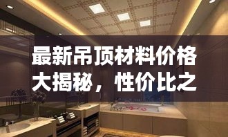 最新吊頂材料價格大揭秘，性價比之選，實惠又美觀！