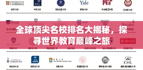 全球頂尖名校排名大揭秘，探尋世界教育巔峰之旅