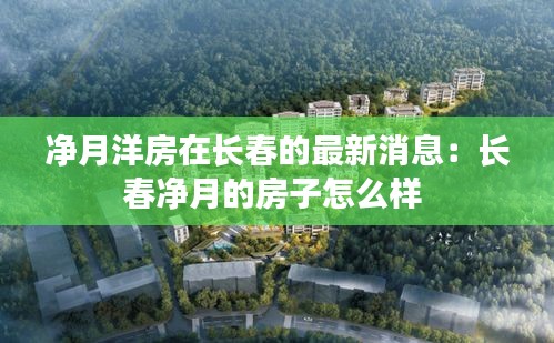 凈月洋房在長春的最新消息：長春凈月的房子怎么樣 