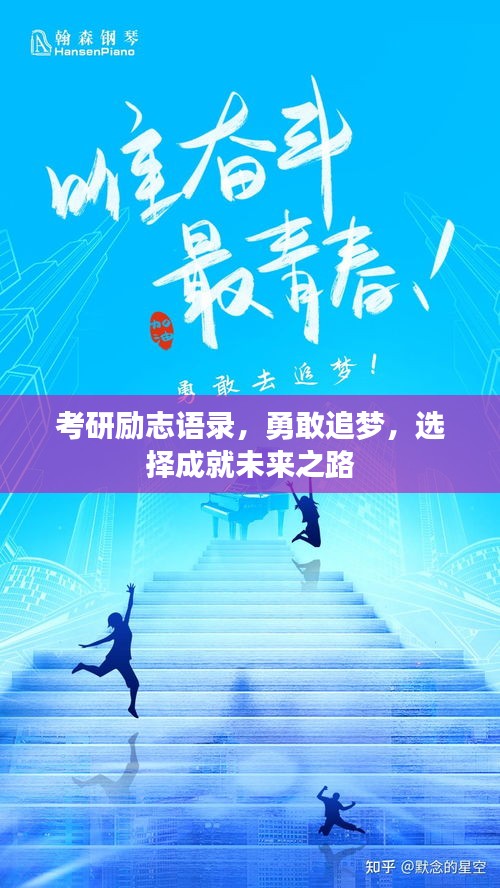 考研勵志語錄，勇敢追夢，選擇成就未來之路