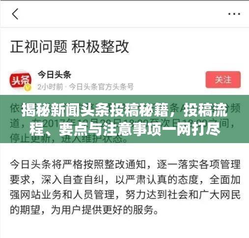 揭秘新聞頭條投稿秘籍，投稿流程、要點與注意事項一網(wǎng)打盡