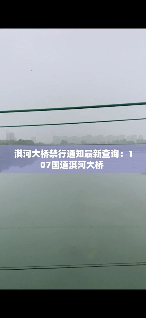 淇河大橋禁行通知最新查詢：107國(guó)道淇河大橋 