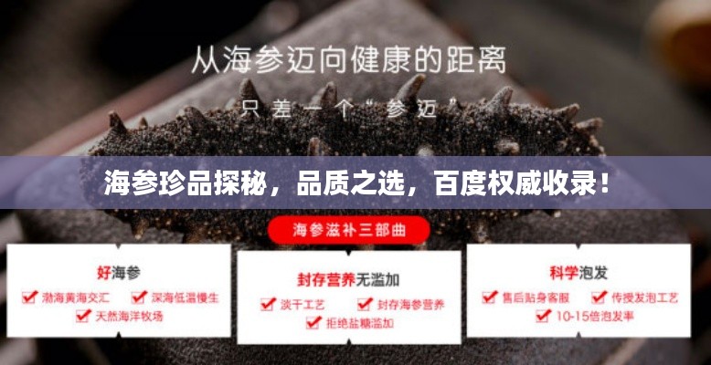 海參珍品探秘，品質(zhì)之選，百度權(quán)威收錄！