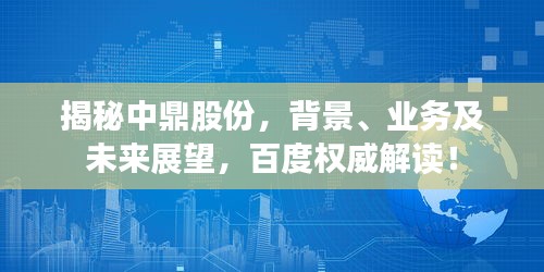 揭秘中鼎股份，背景、業(yè)務及未來展望，百度權威解讀！
