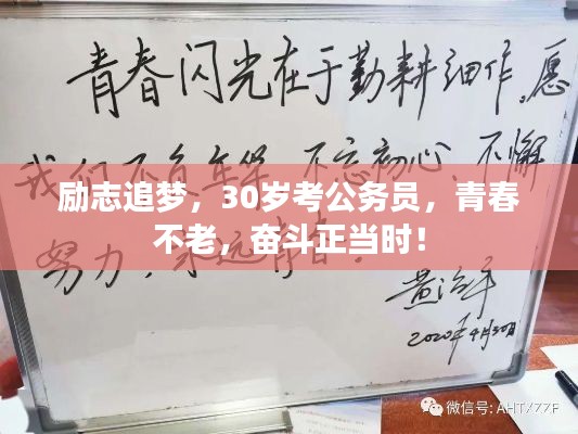 勵志追夢，30歲考公務(wù)員，青春不老，奮斗正當(dāng)時！