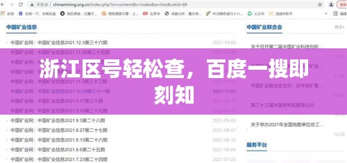 浙江區(qū)號(hào)輕松查，百度一搜即刻知