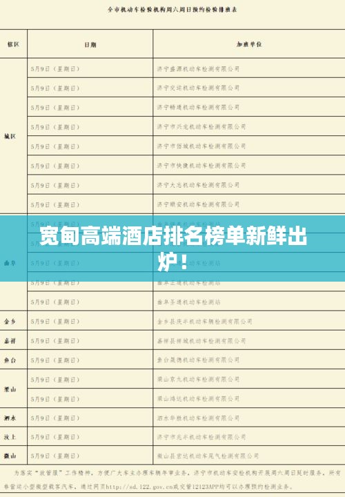 寬甸高端酒店排名榜單新鮮出爐！