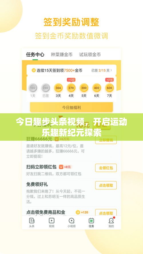 今日趣步頭條視頻，開啟運動樂趣新紀元探索