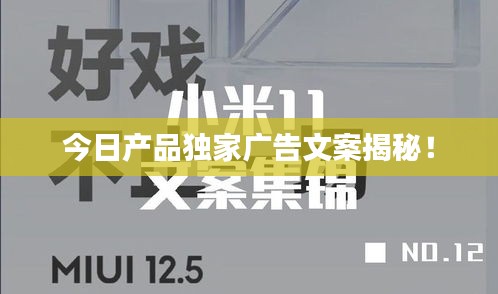 今日產(chǎn)品獨(dú)家廣告文案揭秘！