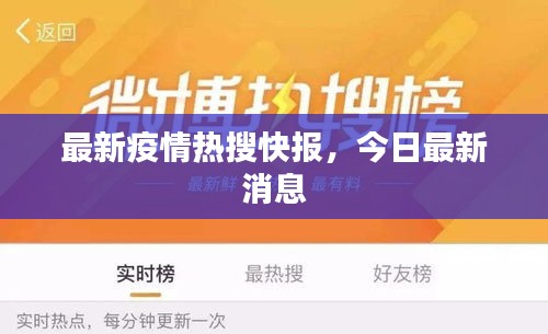 最新疫情熱搜快報(bào)，今日最新消息