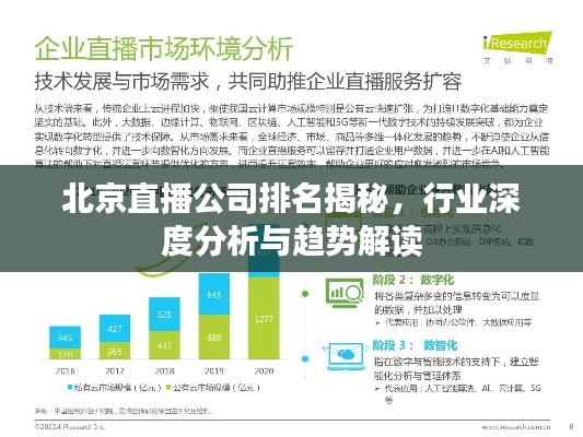北京直播公司排名揭秘，行業(yè)深度分析與趨勢解讀