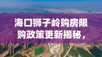 海口獅子嶺購(gòu)房限購(gòu)政策更新揭秘，最新消息一覽無(wú)余