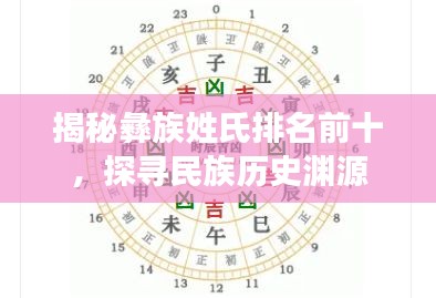 揭秘彝族姓氏排名前十，探尋民族歷史淵源