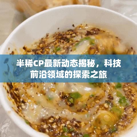 半稀CP最新動態(tài)揭秘，科技前沿領域的探索之旅