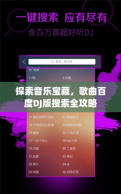 探索音樂寶藏，歌曲百度DJ版搜索全攻略