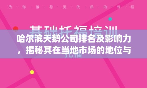 哈爾濱天鵝公司排名及影響力，揭秘其在當?shù)厥袌龅牡匚慌c影響力