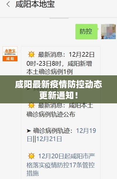 咸陽最新疫情防控動態(tài)更新通知！