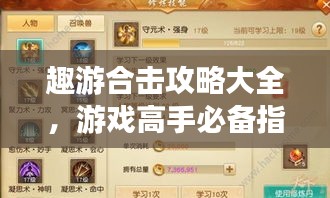 趣游合擊攻略大全，游戲高手必備指南！
