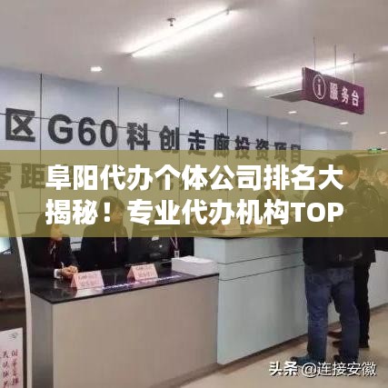 阜陽代辦個體公司排名大揭秘！專業(yè)代辦機構(gòu)TOP榜單出爐！