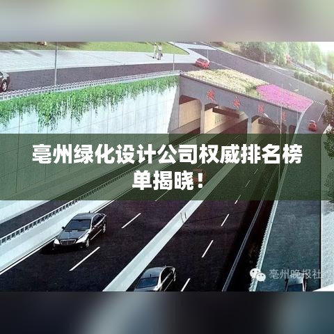 亳州綠化設(shè)計(jì)公司權(quán)威排名榜單揭曉！