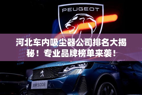 河北車內(nèi)吸塵器公司排名大揭秘！專業(yè)品牌榜單來襲！