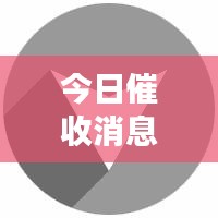 今日催收消息重磅更新，最新動態(tài)一覽