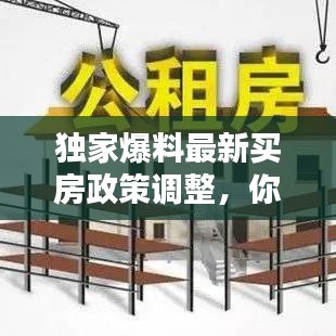 獨(dú)家爆料最新買(mǎi)房政策調(diào)整，你需要知道的最新消息！