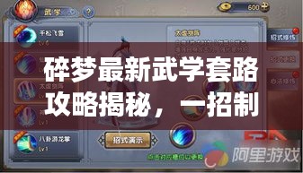 碎夢最新武學套路攻略揭秘，一招制勝，戰(zhàn)力飆升！