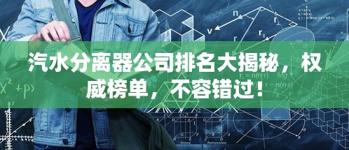 汽水分離器公司排名大揭秘，權威榜單，不容錯過！