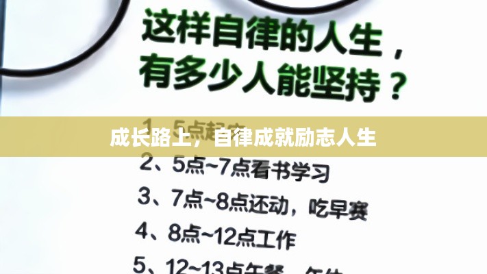 成長路上，自律成就勵(lì)志人生