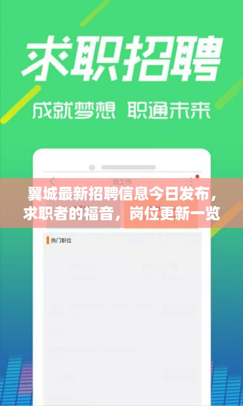 翼城最新招聘信息今日發(fā)布，求職者的福音，崗位更新一覽