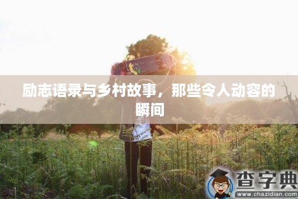 勵(lì)志語(yǔ)錄與鄉(xiāng)村故事，那些令人動(dòng)容的瞬間