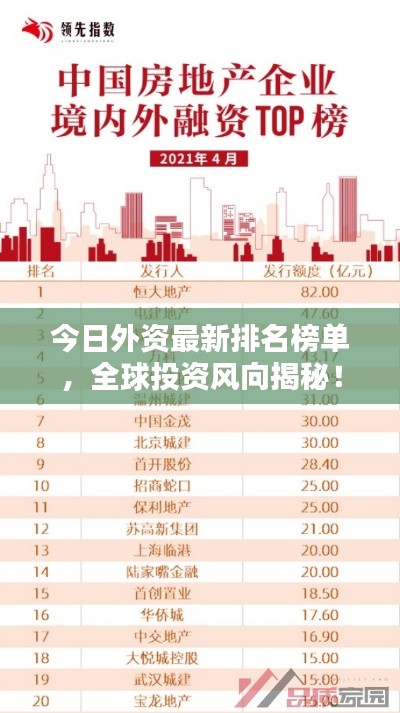 今日外資最新排名榜單，全球投資風(fēng)向揭秘！