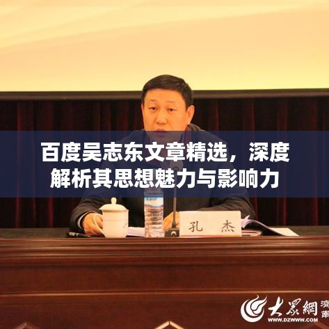百度吳志東文章精選，深度解析其思想魅力與影響力