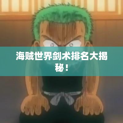 海賊世界劍術(shù)排名大揭秘！