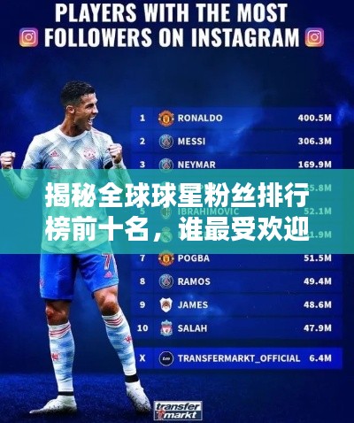 揭秘全球球星粉絲排行榜前十名，誰最受歡迎？