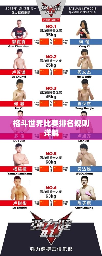 格斗世界比賽排名規(guī)則詳解