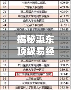 揭秘惠東頂級(jí)易經(jīng)大師榜單，十大高人排名解析