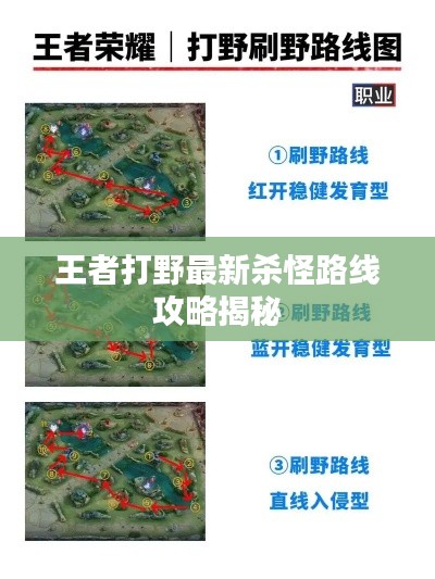 王者打野最新殺怪路線攻略揭秘