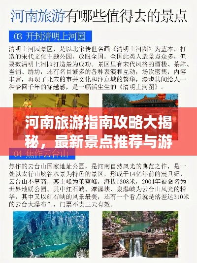 河南旅游指南攻略大揭秘，最新景點推薦與游玩秘籍