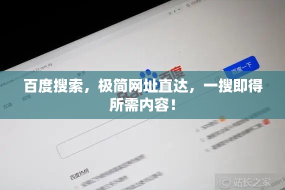 百度搜索，極簡網(wǎng)址直達(dá)，一搜即得所需內(nèi)容！