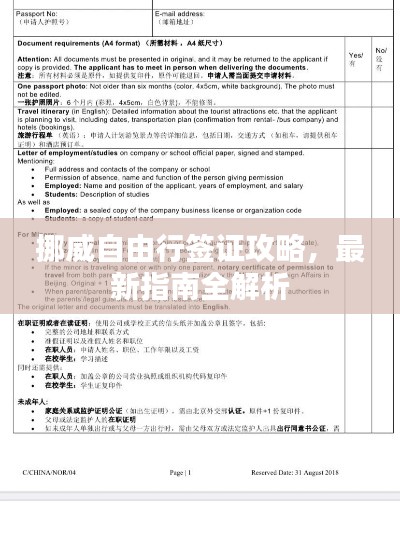 挪威自由行簽證攻略，最新指南全解析