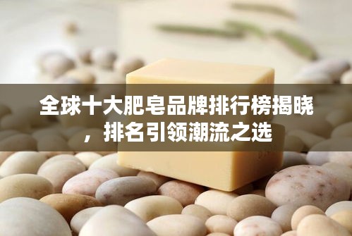全球十大肥皂品牌排行榜揭曉，排名引領潮流之選