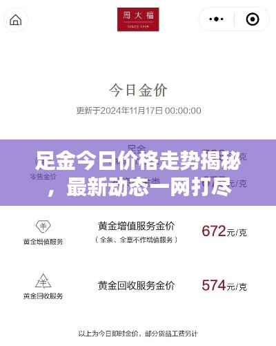 足金今日價格走勢揭秘，最新動態(tài)一網(wǎng)打盡