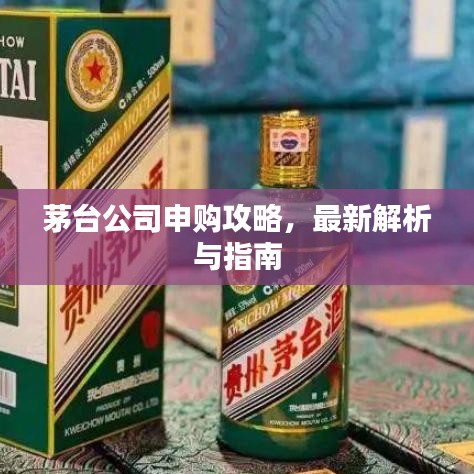 茅臺公司申購攻略，最新解析與指南