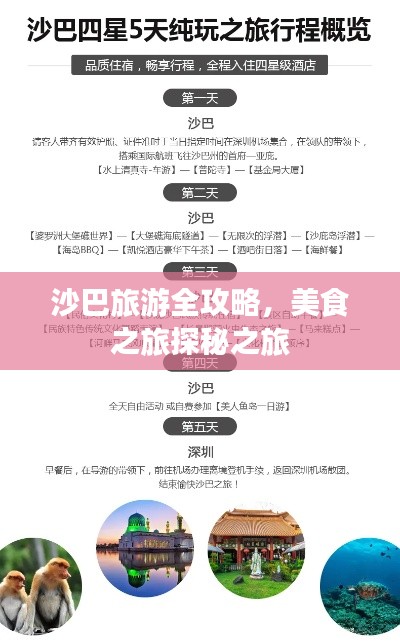 沙巴旅游全攻略，美食之旅探秘之旅
